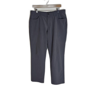 Dunning Pants Mens 35x30 Gray Golf Performance Stretch Lightweight Casual